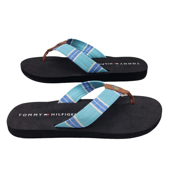 NWOT Tommy Hilfiger Women’s Miami Prep Canvas Flip Flop Size 8 - Picture 5 of 11